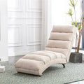 Chaise longue da massaggio in lino per interni