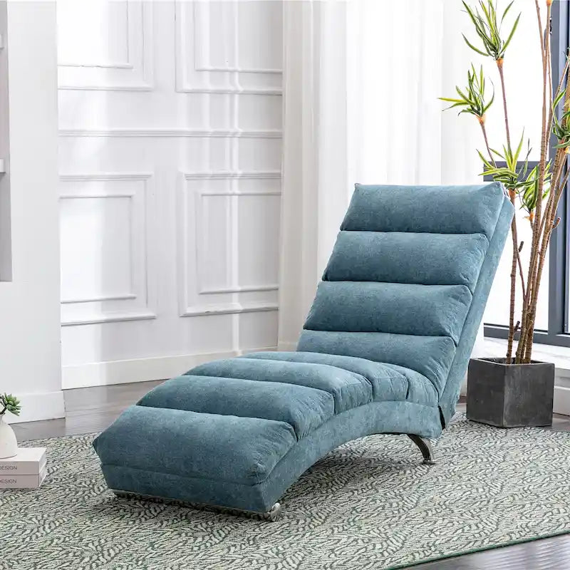 Chaise longue da massaggio in lino per interni