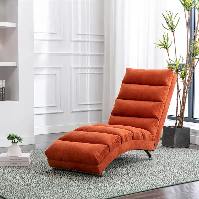Chaise longue da massaggio in lino per interni