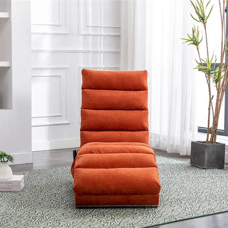 Chaise longue da massaggio in lino per interni