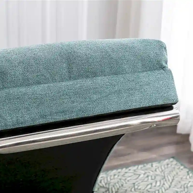 Chaise longue da massaggio in lino per interni