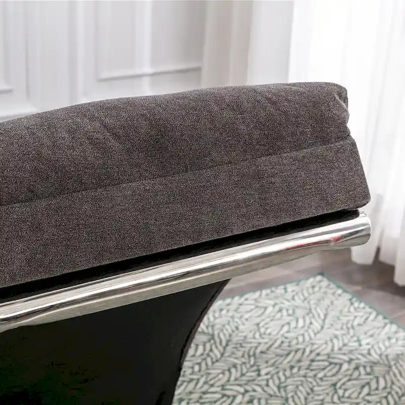 Chaise longue da massaggio in lino per interni