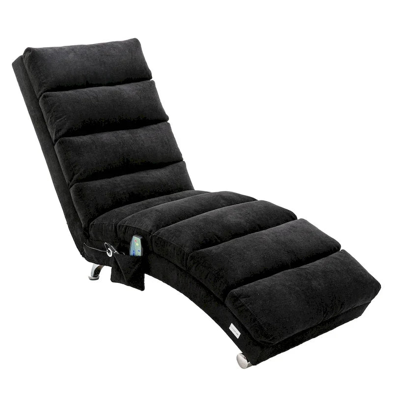 Chaise longue da massaggio in lino per interni