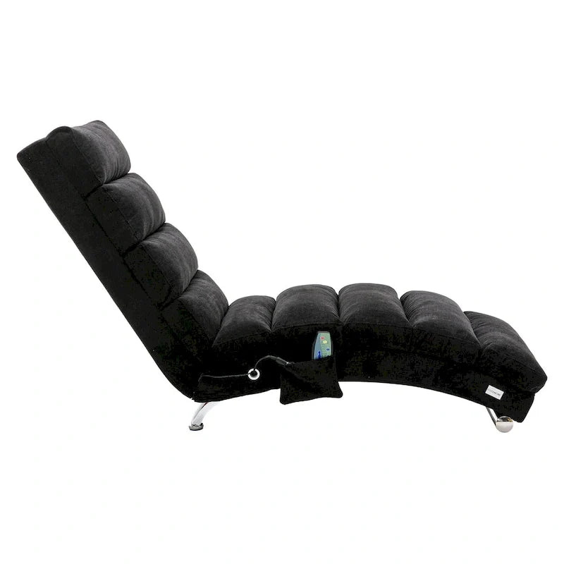 Chaise longue da massaggio in lino per interni