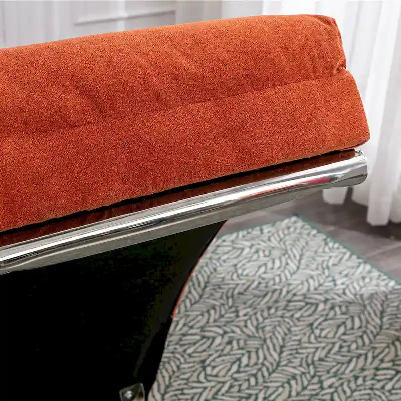 Chaise longue da massaggio in lino per interni