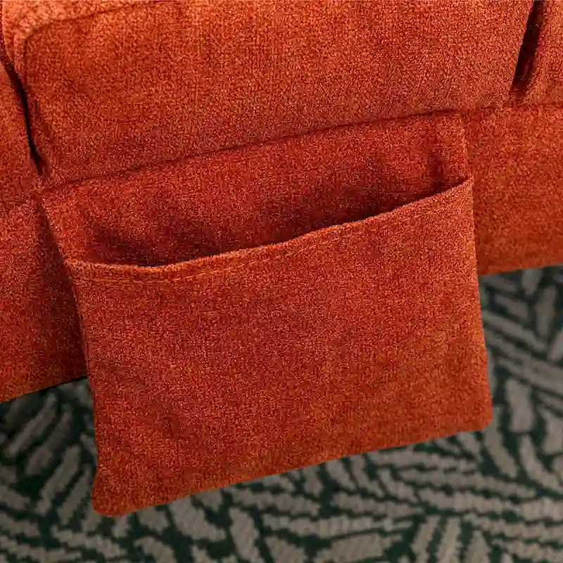 Chaise longue da massaggio in lino per interni