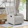 24.75 Wide Manual Standard Recliner, Cozy Recliner for Living Room, Bedroom, Beige