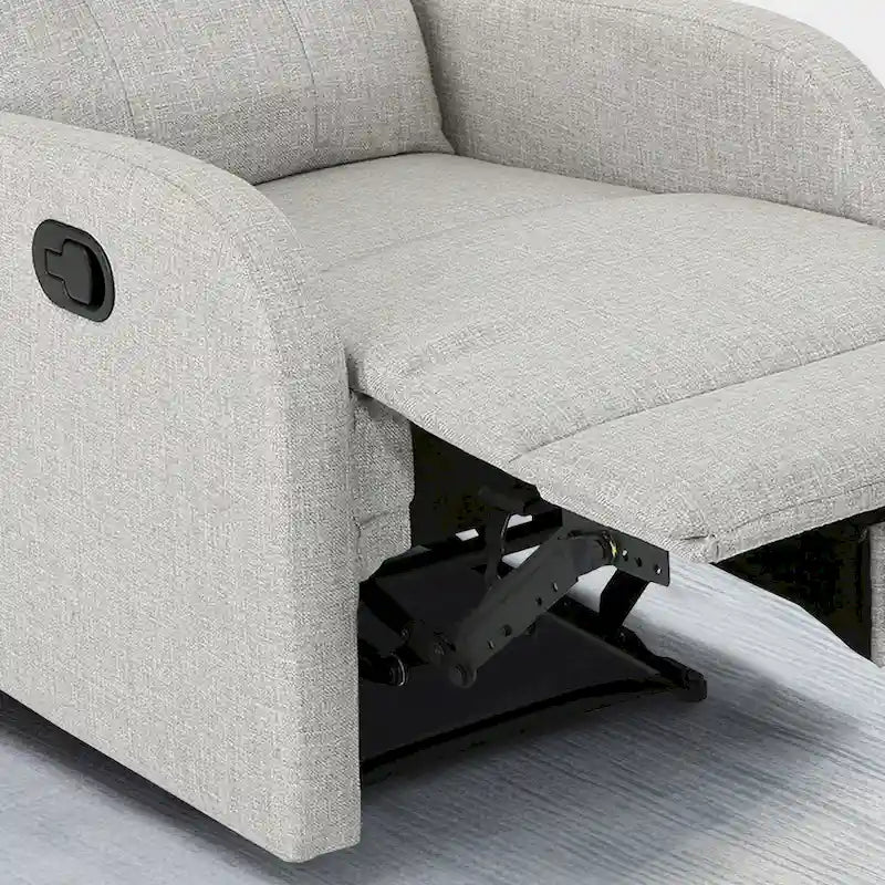 24.75 Wide Manual Standard Recliner, Cozy Recliner for Living Room, Bedroom, Beige