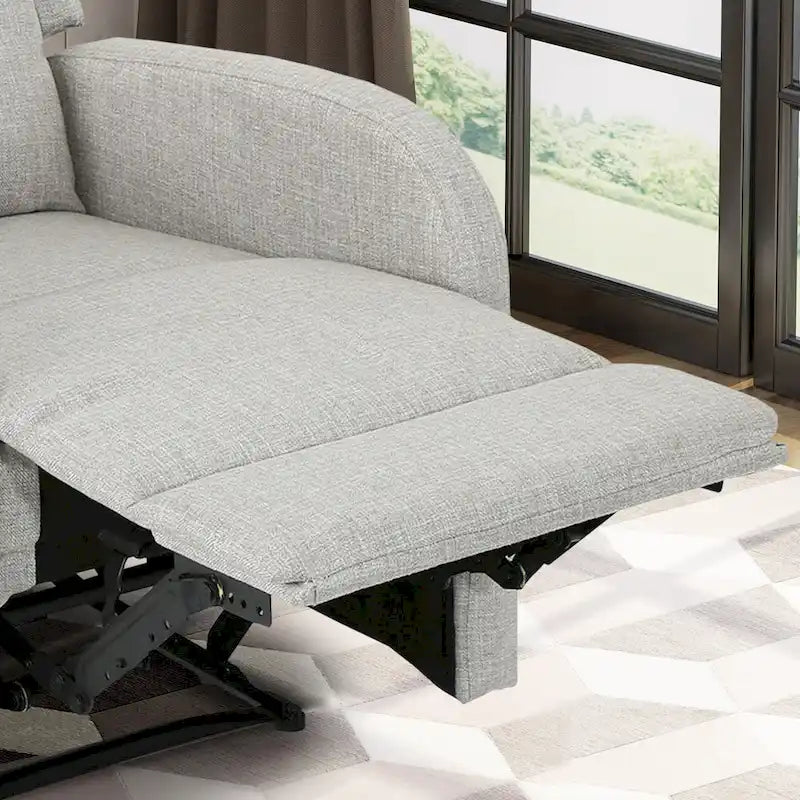 24.75 Wide Manual Standard Recliner, Cozy Recliner for Living Room, Bedroom, Beige