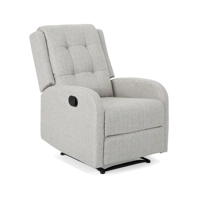 24.75 Wide Manual Standard Recliner, Cozy Recliner for Living Room, Bedroom, Beige