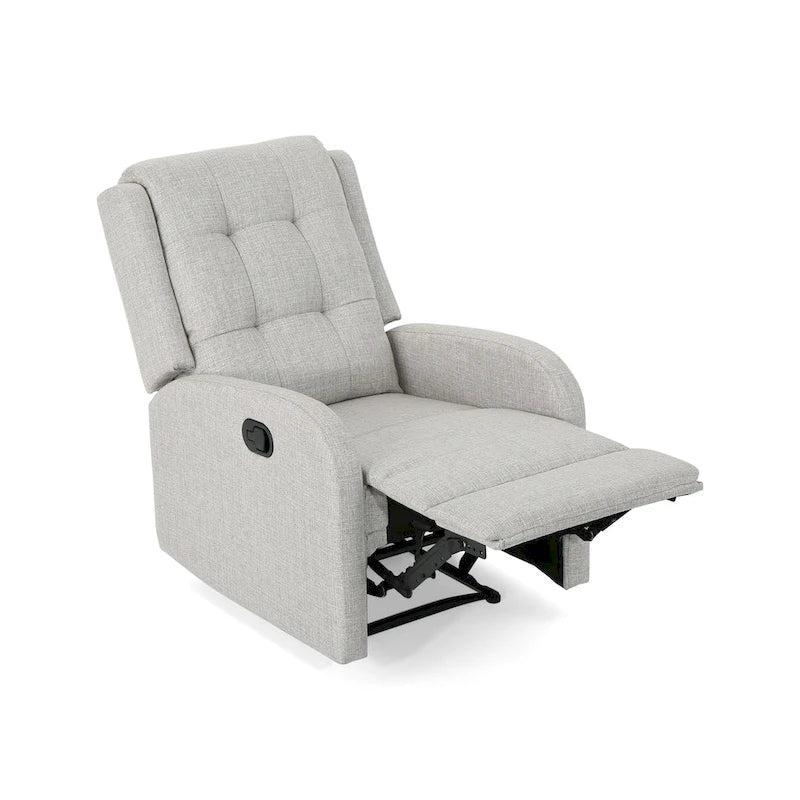 24.75 Wide Manual Standard Recliner, Cozy Recliner for Living Room, Bedroom, Beige