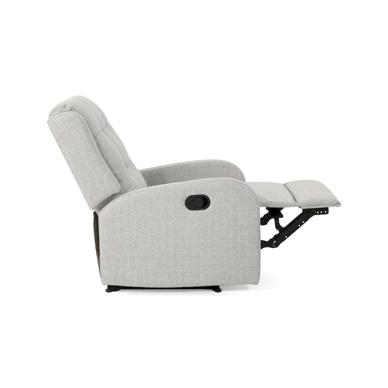 24.75 Wide Manual Standard Recliner, Cozy Recliner for Living Room, Bedroom, Beige