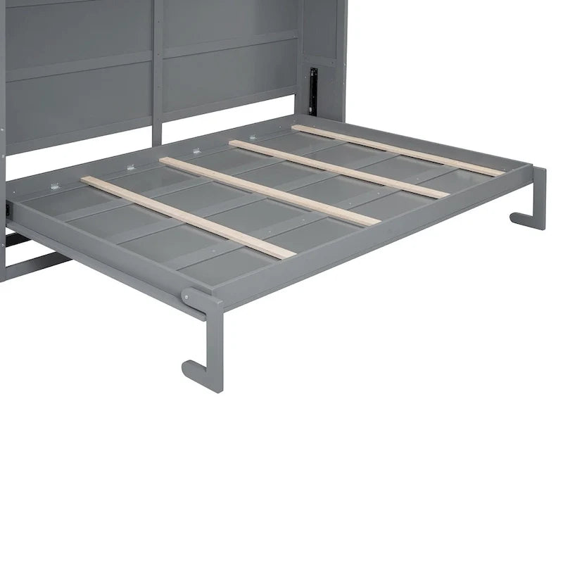 Queen Smart Murphy Bed with Wardrobe & Storage, Customizable System