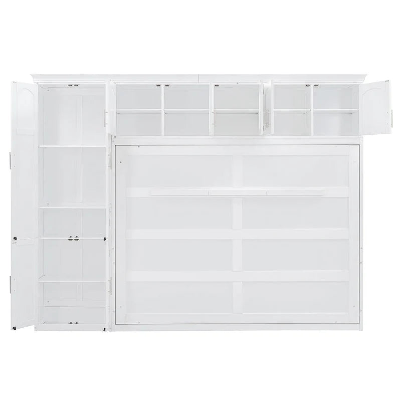 Queen Smart Murphy Bed with Wardrobe & Storage, Customizable System
