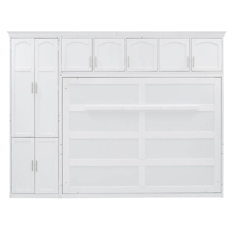 Queen Smart Murphy Bed with Wardrobe & Storage, Customizable System