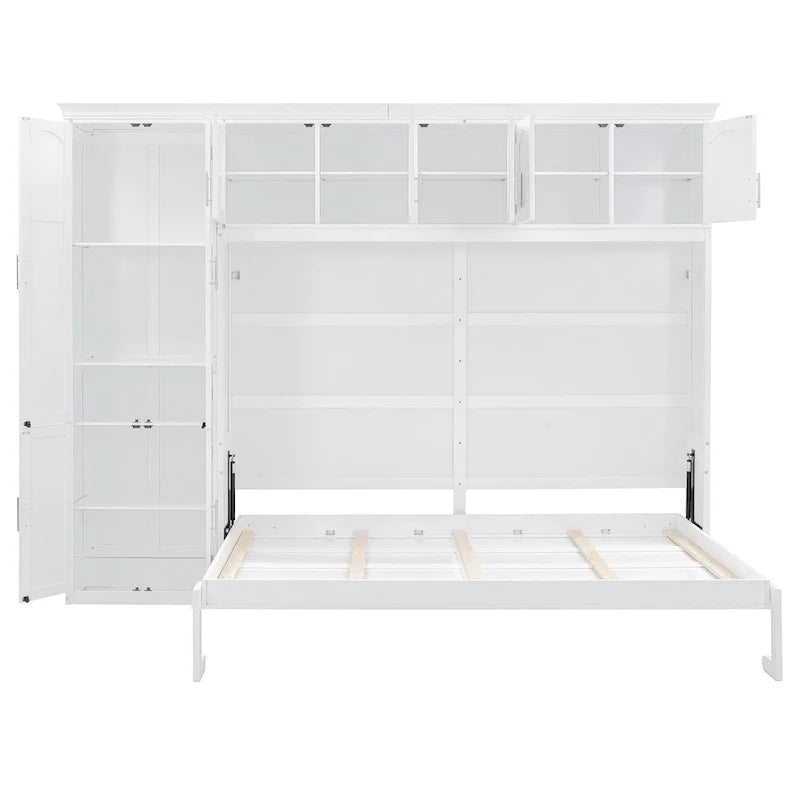 Queen Smart Murphy Bed with Wardrobe & Storage, Customizable System