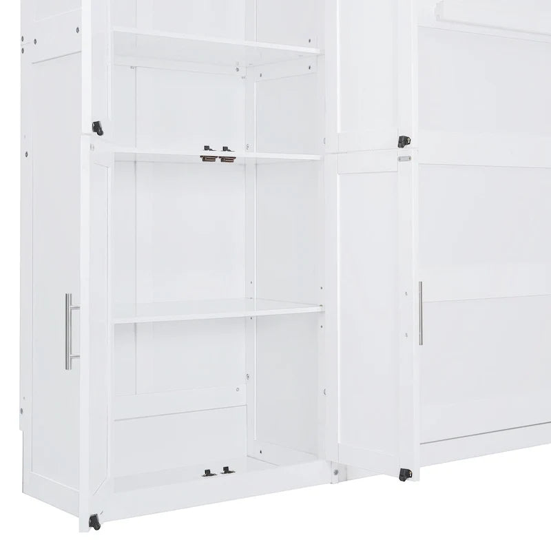 Queen Smart Murphy Bed with Wardrobe & Storage, Customizable System