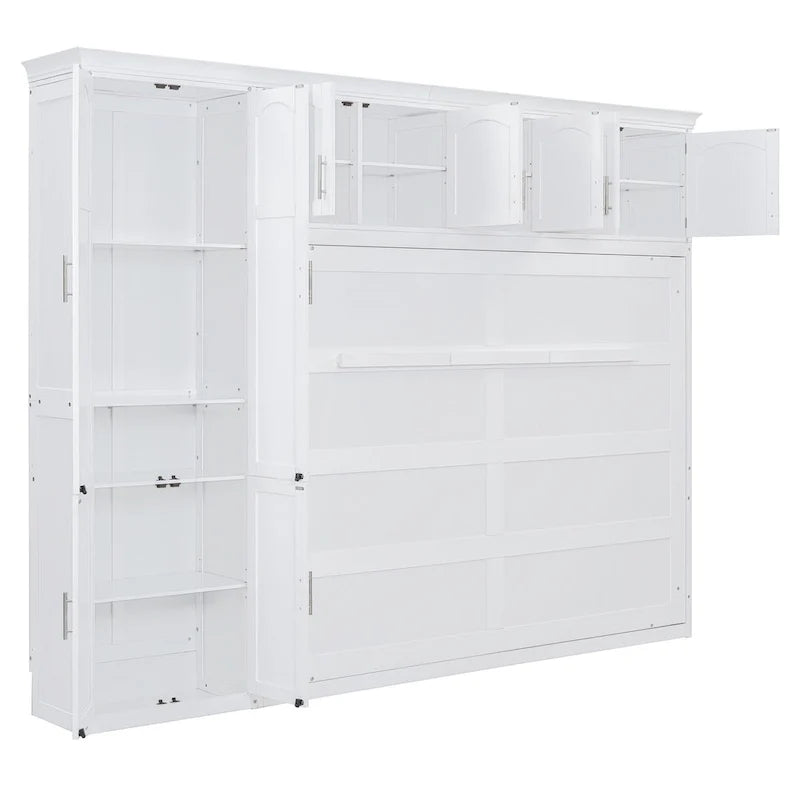 Queen Smart Murphy Bed with Wardrobe & Storage, Customizable System