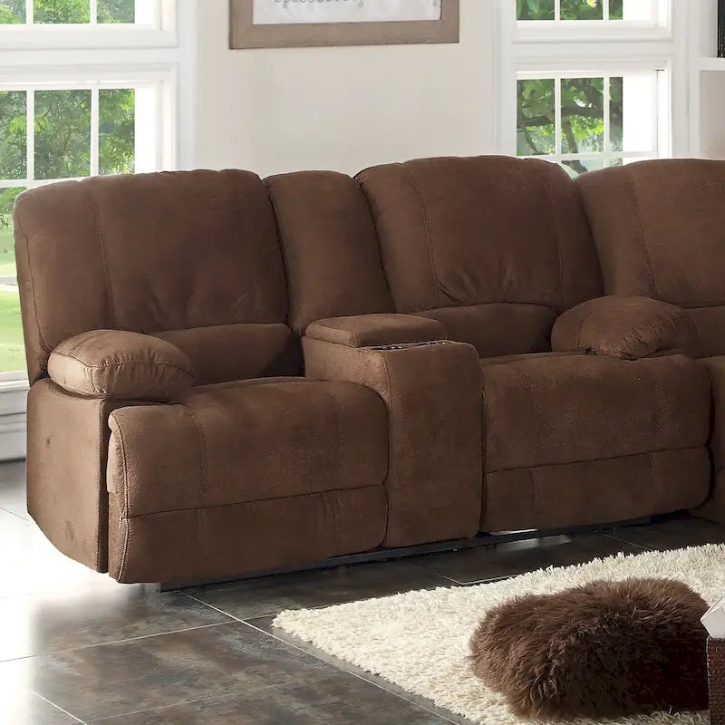 Upholstered Reclining Loveseat