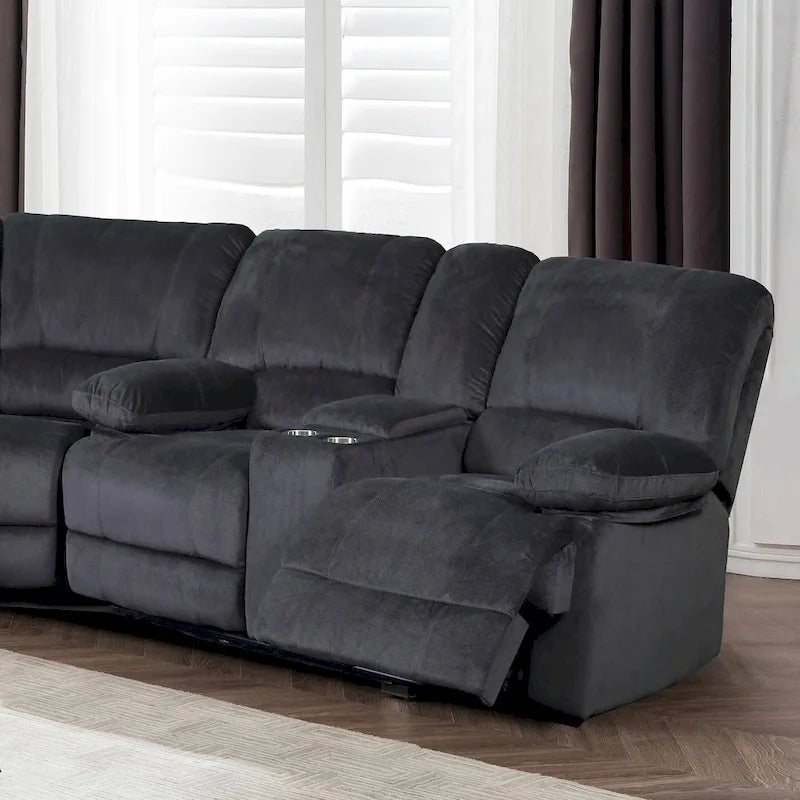 Upholstered Reclining Loveseat