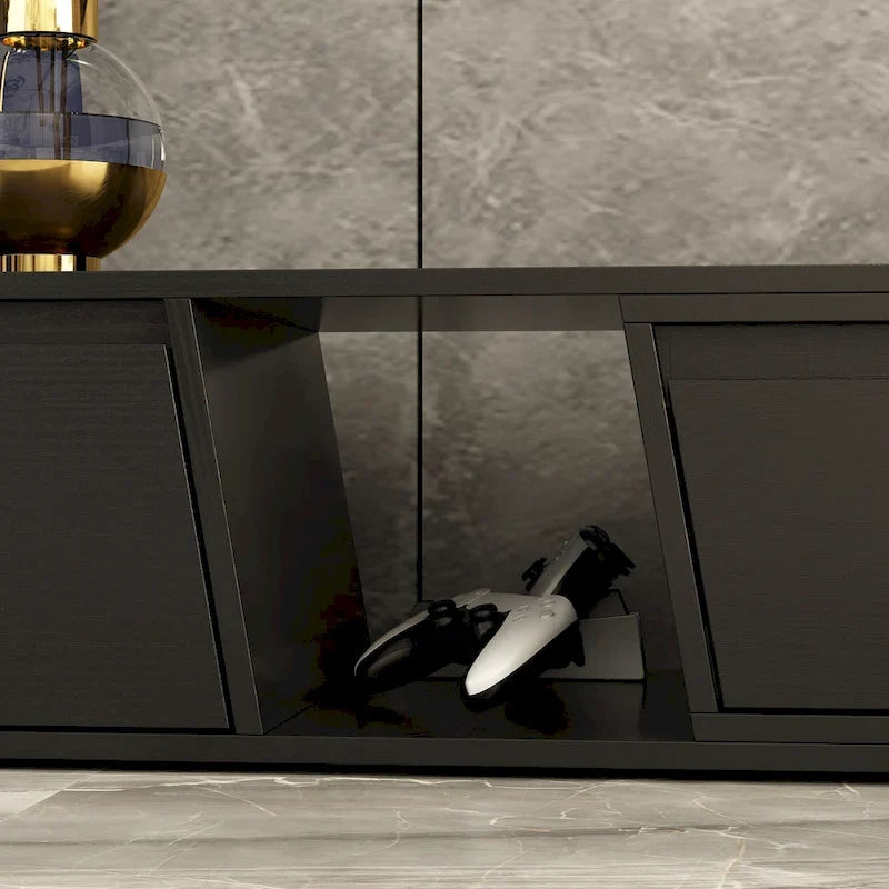 TV Stand Modern Extendable TV Stand in Stretch for TVs up to 120