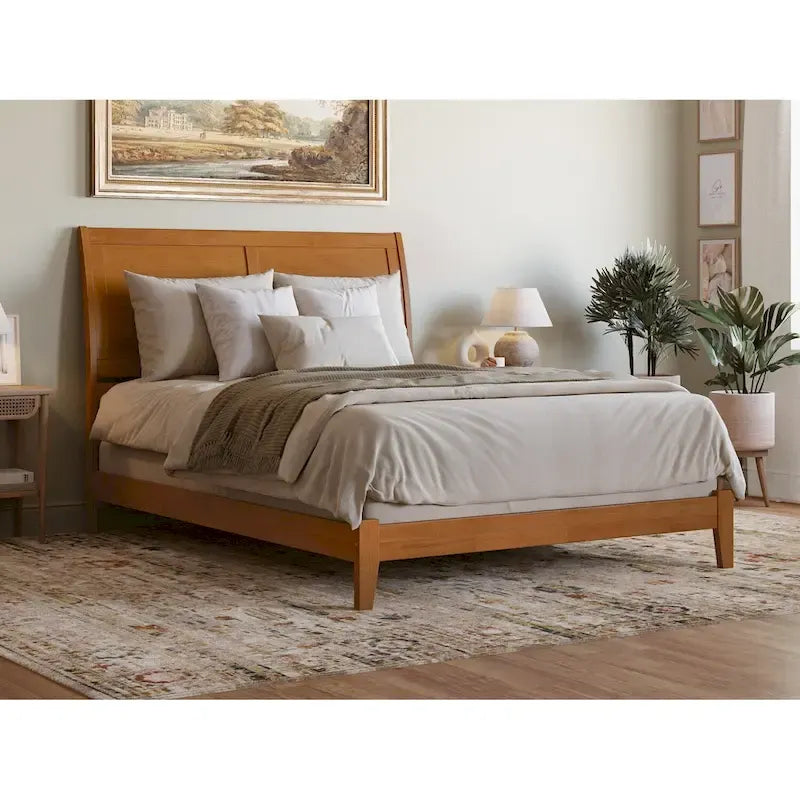 Foundation Bed with Attachable USB Charger