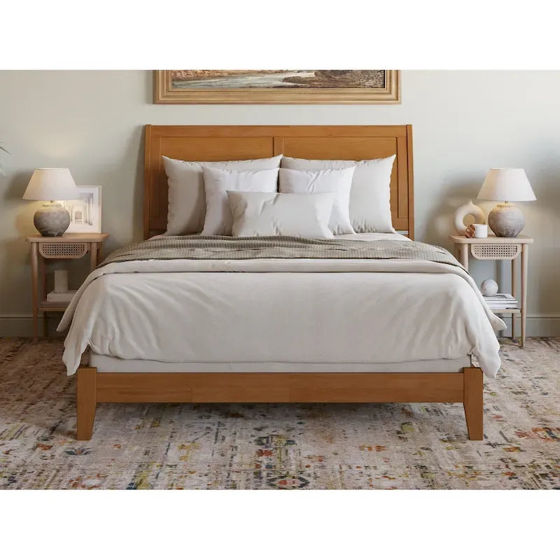 Foundation Bed with Attachable USB Charger