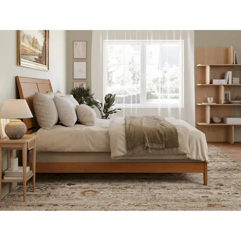 Foundation Bed with Attachable USB Charger