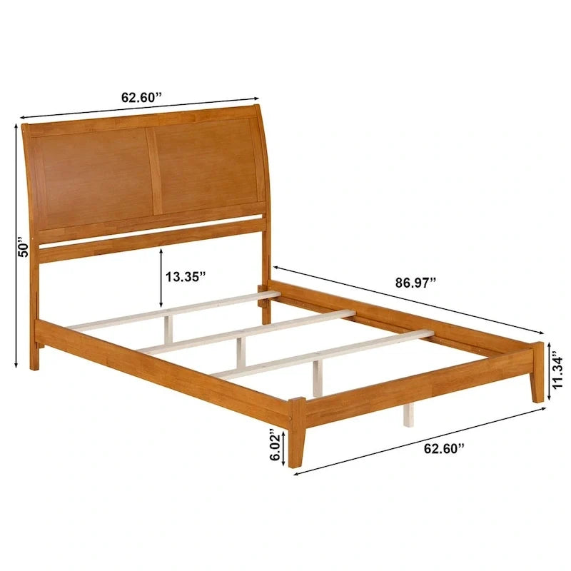 Foundation Bed with Attachable USB Charger