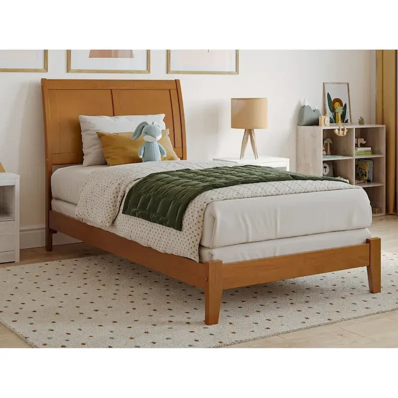 Foundation Bed with Attachable USB Charger