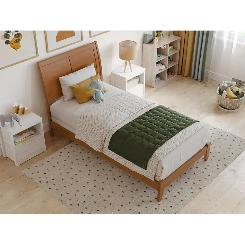 Foundation Bed with Attachable USB Charger