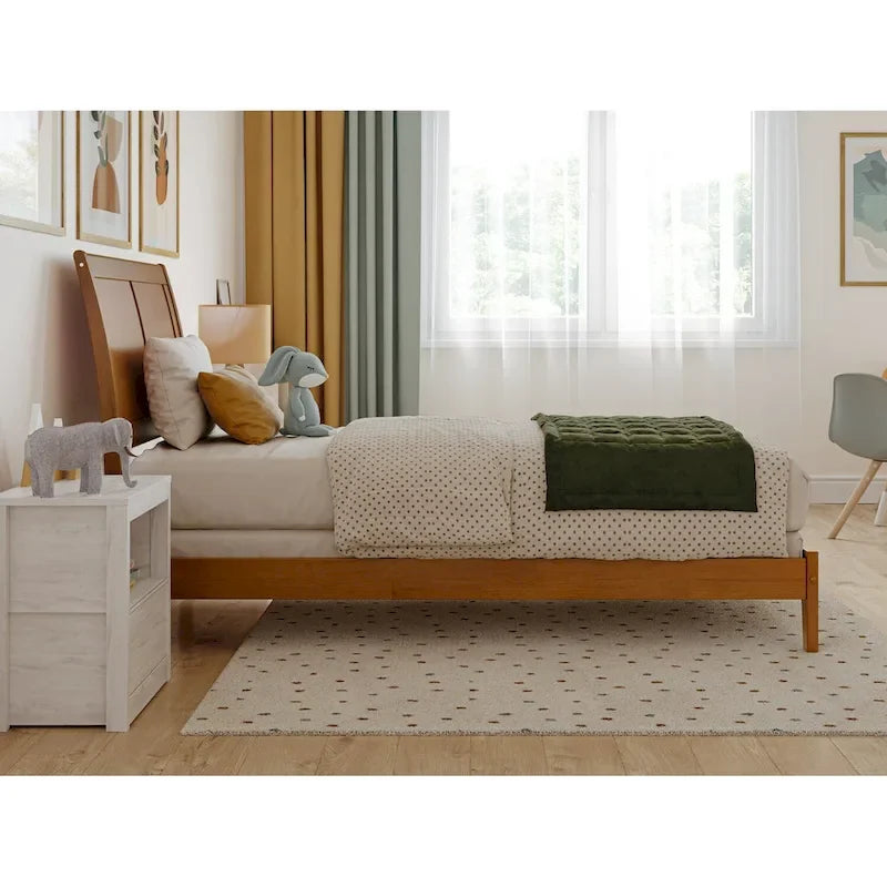Foundation Bed with Attachable USB Charger