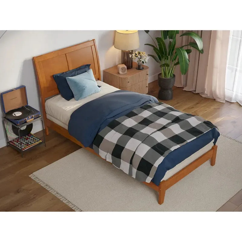 Foundation Bed with Attachable USB Charger
