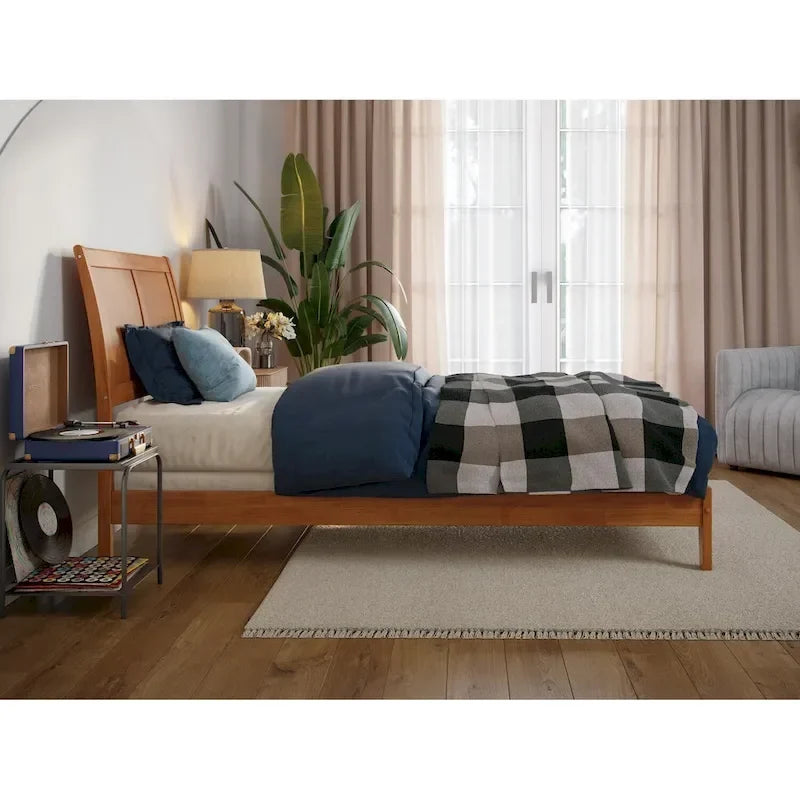 Foundation Bed with Attachable USB Charger