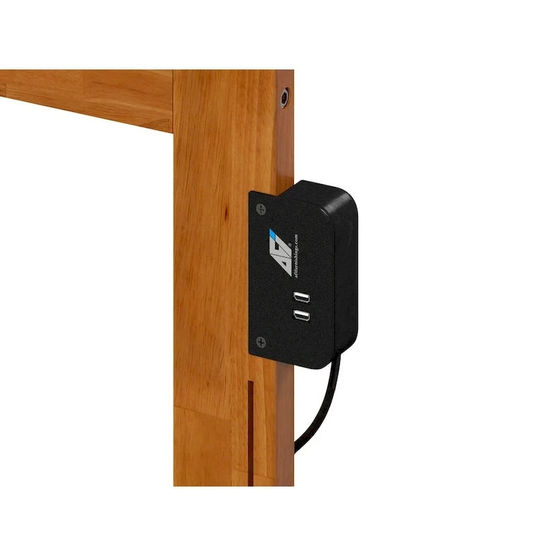 Foundation Bed with Attachable USB Charger