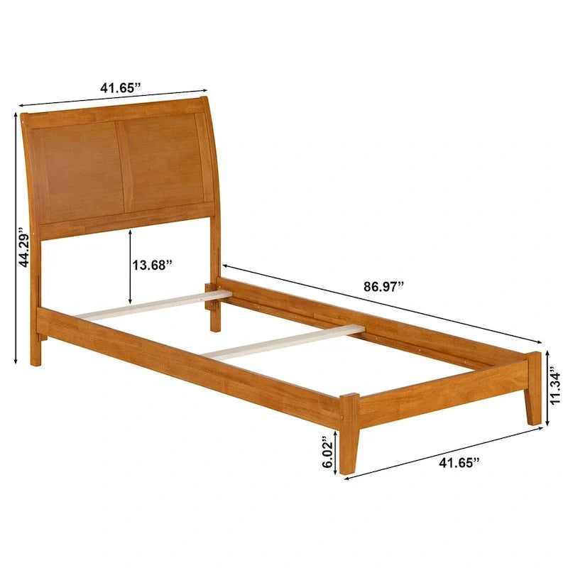 Foundation Bed with Attachable USB Charger