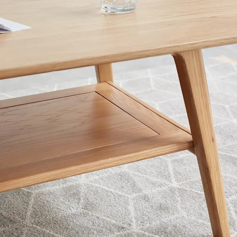 Tavolino da salotto con piano in legno massello al 100%
