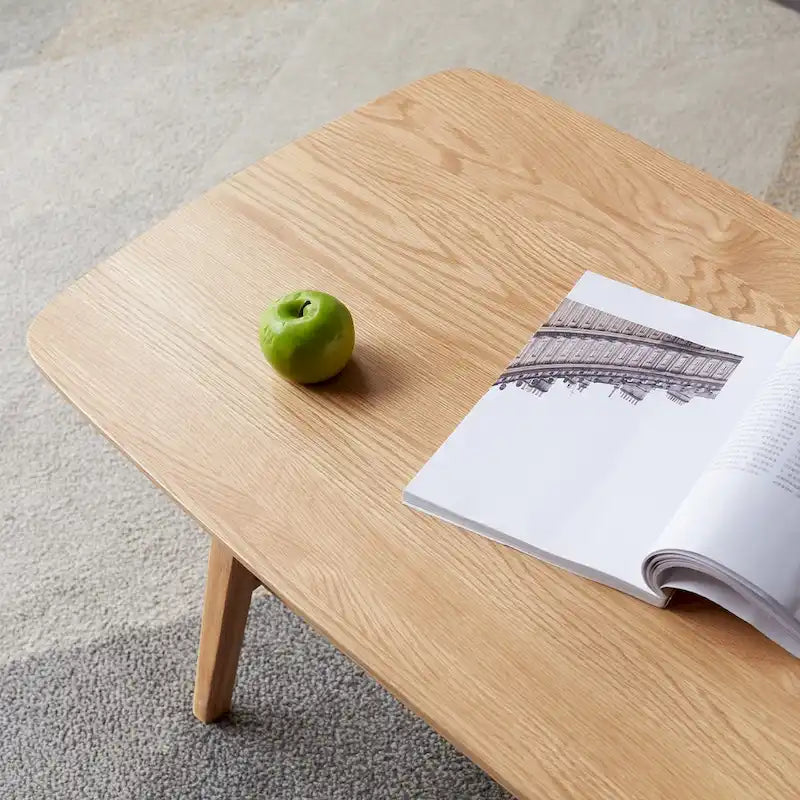 Tavolino da salotto con piano in legno massello al 100%