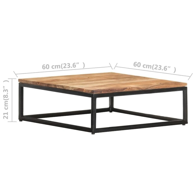 Nesting Coffee Tables 2 pcs Solid Acacia Wood