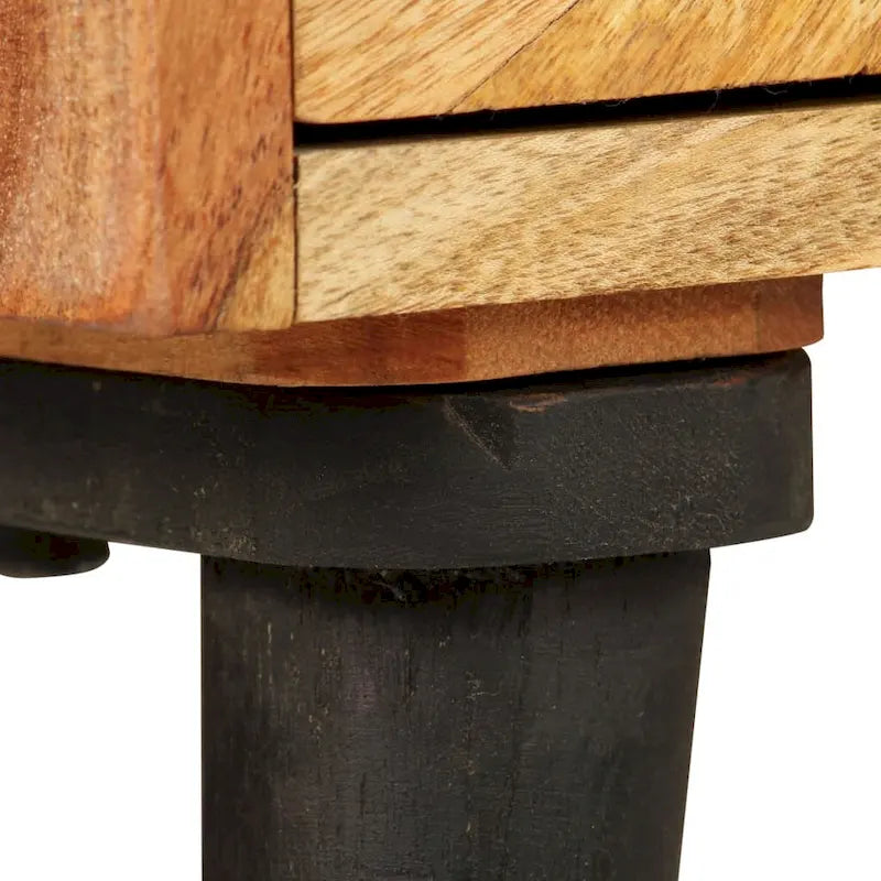 vidaXL Sideboard Solid Mango Wood 33.5x11.8x29.5