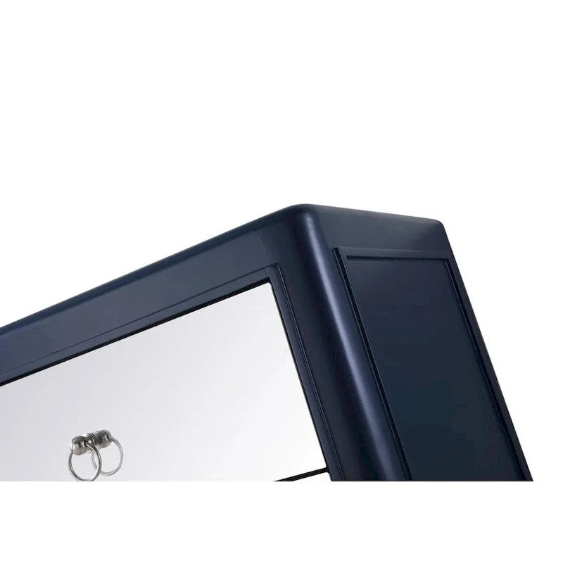 3-Drawer Mirrored Accent Chest