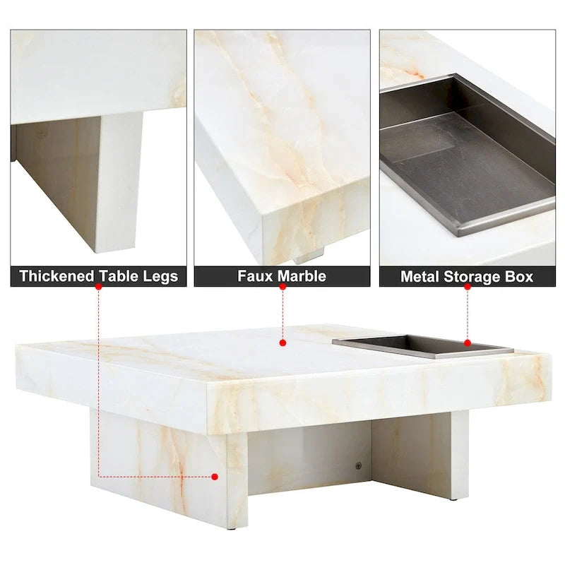 Modern and practical coffee table