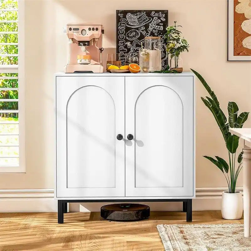 Szafka łazienkowa, kredens bufetowy z półką i drzwiczkami - 15.75D x 29.53W x 31.5H