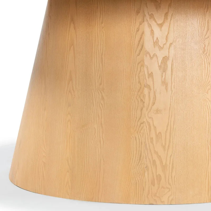 79-inch Oval Wood Dining Table - Natural - 79Wx46Dx30H